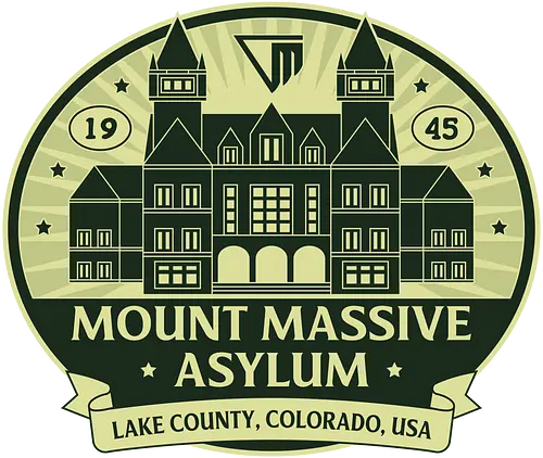 Mount Massive Asylum Emblem - the outlast trials, outlast, outlast 2, murkoff corporation, mount massive asylum, camcorder, mother gooseberry, horror, terror, survival, leland coyle, gamer, gaming, video games, mind control