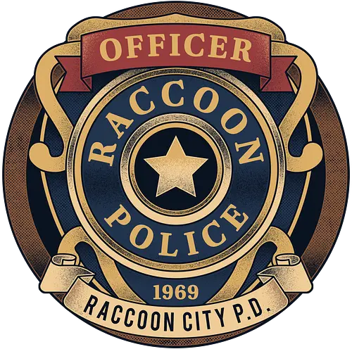 Raccoon City Police Emblem - Horror, jill valentine, leon s kennedy, jill sandwich, biohazard, chris redfield, horror, re2, re3, umbrella corporation, raccoon city, albert wesker, Horror 2, Horror 3 nemesis, Horror 4