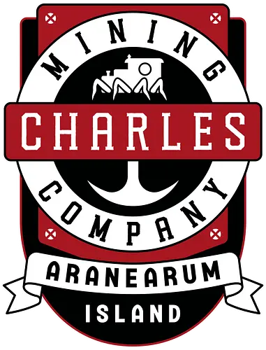 Charles Mining Company Emblem - choo choo charles, train, monster, evil, demon, demonic, spider train, horror, indie game, gaming, gamer, video games, video game, charles mining company, , aranrum island