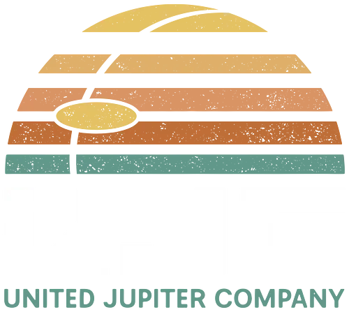 United Jupiter Company Vintage - the callisto protocol, united jupiter company, moon, black iron prison, dead space, horror, survival, jacob lee, the commonality, biophage pathogen, game, gaming, video game, gamer, terror