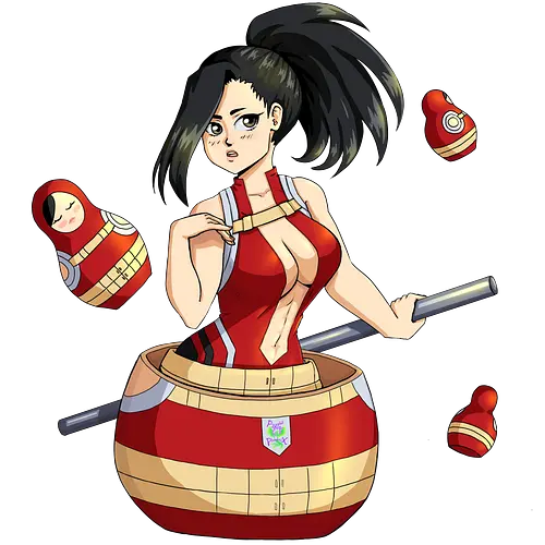 Crearti - mha, bnha, hero, momo, yaoyorozu, yaoyorozumomo, momoyaoyorozu, creati, matryoshka, matryoshkas, matryoshkadoll, herocostume, boobwindow, staff, blackhair, darkeyes, blackeyes, purplestarphoenix, hiroaka