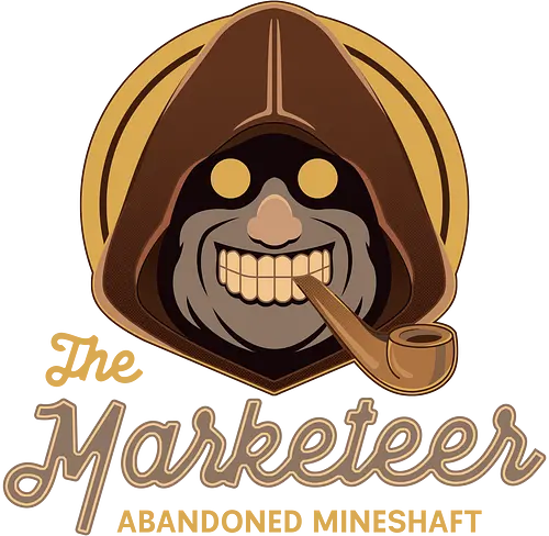 Mineshaft Marketeer Emblem - pal world, marketeer, game, gaming, video game, gamer, survival, crafting, farming, monsters, adventure, exploration, mines, merchant, , Pal