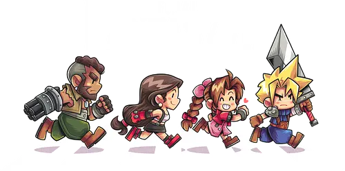 Fantasy Road - final, fantasy, vii, gaming, abbey, road