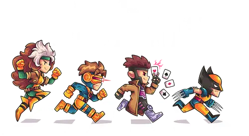 The Mutants - comic, hero, superhero, abbey, road