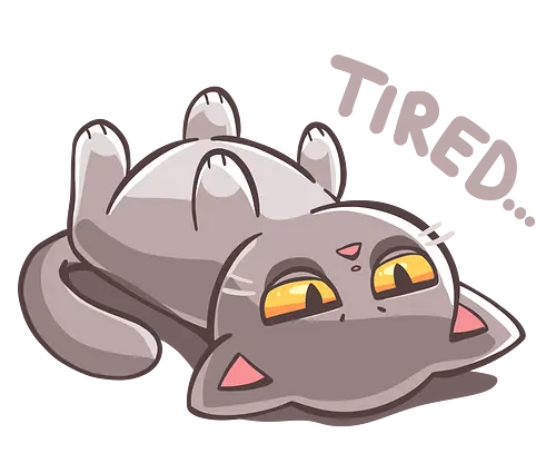 Feline Tired - cat, tired cat, tired catto, crazy cat lady, cat meme, feline tired, feline, tired, katze, müde katze, müde katze, verrückte katze dame, katze meme, katze müde, katze, müde