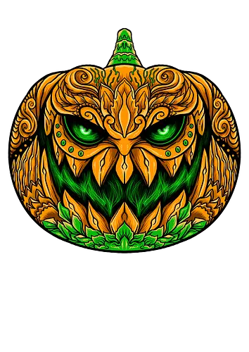 wild orange - halloween, pumpkin, scary, creepy, fruit, horror