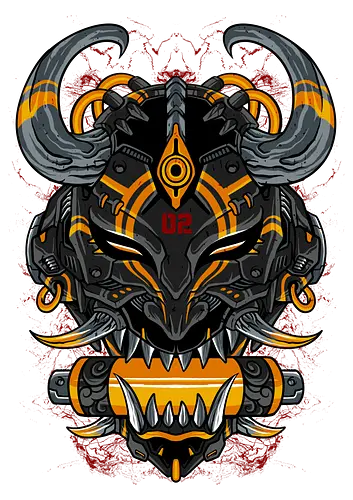 black oni  - oni, japanese, halloween, horror, devil, anime, samurai, ninja, shinobi