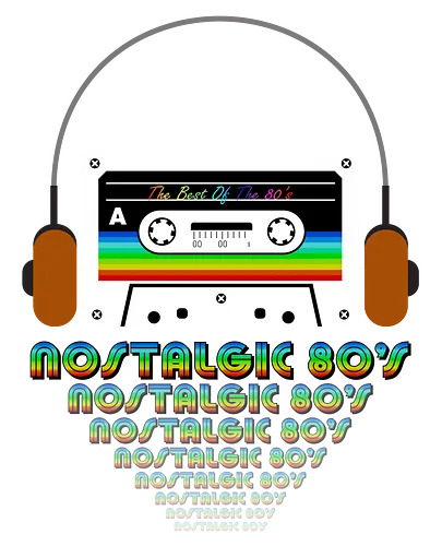 Nostalgic 80's Art (light) - Cassette, Music, Pen