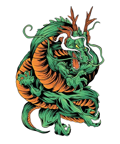 Angry Japanese Dragon Tattoo - legendär, monster, mystery, mythical, red dragon, year of the dragon, illustronii, aesthetic, angry dragon, anime, asian dragon, beast, Drachen, Tier, Wütender, europäischer, Drache, dragon, illustration, tattoo, dragons, Fantasie, european dragon, fantasy, flying, gift, legendary, magical