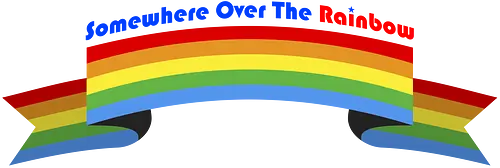 Somewhere Over The Rainbow - Song, Colorful, Red, Blue, Green, Bunt