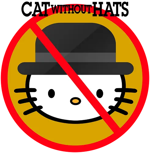 Cat Whitout Hats - Kitty, Orange, Clock, Hat