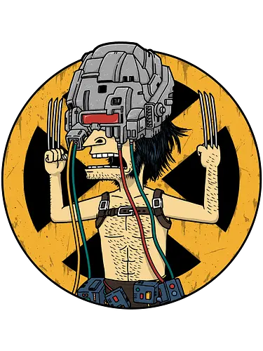 Weaponholio X - weapon x, Superhero, weapon-x, comics, funny cartoons, savage mutant, bungholio, snikt, adamantium, x-23, 90's cartoons, classic cartoons