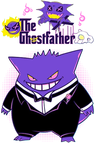 The Ghostfather - anime, video games, gaming, Pocket, gamer, Ghost, the godfather, retro, ghost, horror