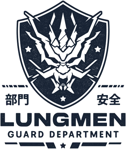 Lungmen Guard Crest - arknights, ark nights, lungmen, rhine lab, originium, originite prime, amiya, gacha rhodes island, ursus empire, penguin logistics, game, gaming, gamer, video games, abyssal hunters