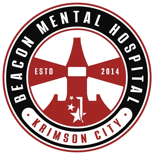 Beacon Mental Hospital Emblem - the evil, within, sebastian castellanos, joseph oda, julie Kidman, beacon mental hospital, video game, gaming, gamer, green gel, stefano valentini, survival horror, stem, the keeper