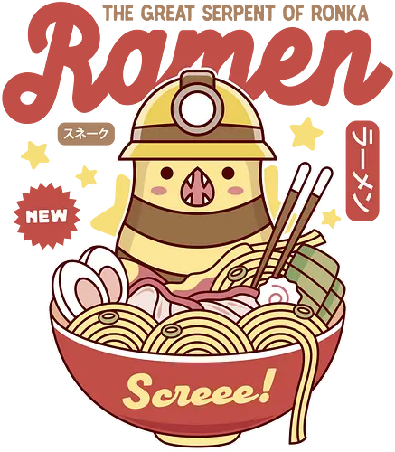 Serpent Of Ronka Ramen - final, fatasy, ffxiv, ff14, the great serpent of ronka, scree, video games, gaming, coffee, eorzea, Kupo, sabotender, tonberry, ramen, noodles, Cactus