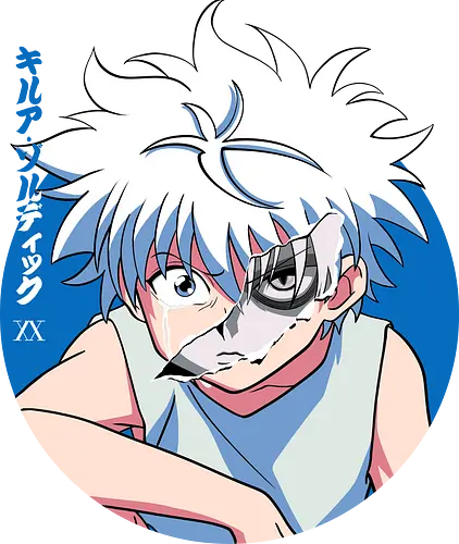 Duality - anime, manga, killua, hxh, Hunter, retro