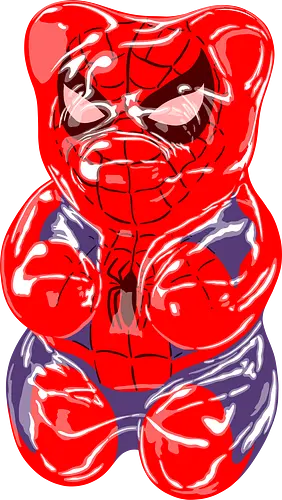 Gummy Hero. - gummy, bear, candy, hero, humor, humour, jelly, parodies, spider, superhero Gummy Hero. - gummy, bear, candy, hero, humor, humour, jelly, parodies, spider, superhero