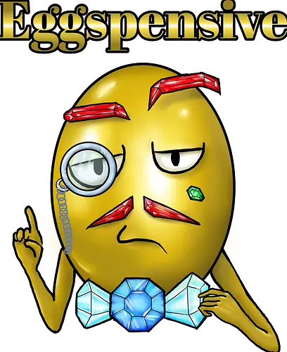 Eggspensive - lustig, ei, diamanten, geld, reich, luxus, vip