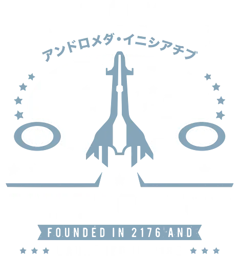 Andromeda Initiative Emblem - mass, n7, effect, commander shepard, spectre, ssv, normandy, systems alliance, garrus vakarian, tali zorah, video game, gaming, gamer, urdnot wrex, mordin solus, jaal ama darav, liara t soni