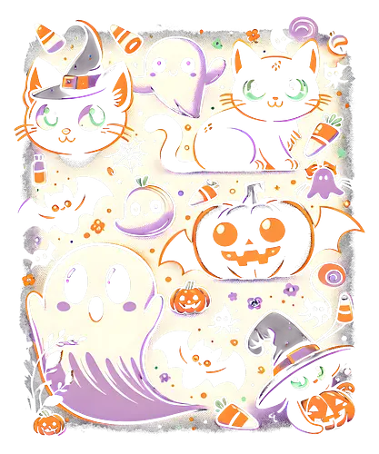 Cute Lil Halloween Monsters