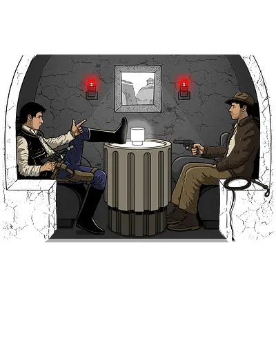 The cantina paradox - cantina, indiana, jones, parody, humor, funny, paradox, movie, adventure, space port