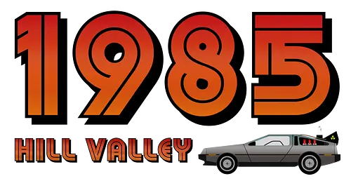 Hill Valley 1985 Vintage Art  - Future, delorean, doc brown, funny pop, funny quote, geek, hill valley, joke, marty mcfly, meme, memes, nerd, parody, time travel, vintage