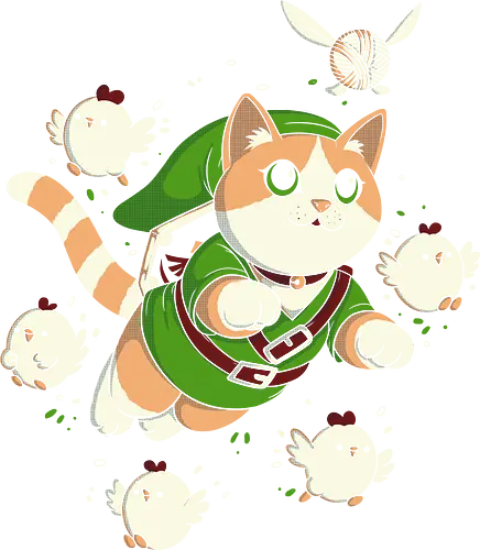 The Legend of the Cat - cats, cat, game, reto, Hero of Time, Princess