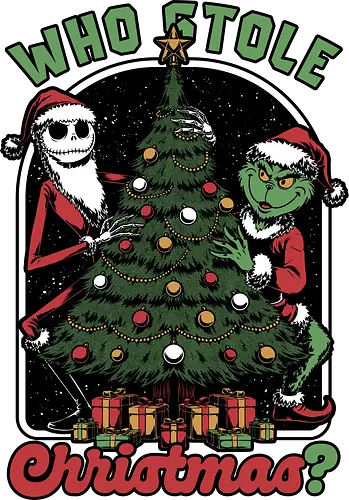 Stealing Christmas - Christmas, Christmas Vacation, Christmas Tree, Christmas Eve, Merry Christmas, Ugly Christmas Sweater, Christmas Sweater, Christmas Lights, Gifts, Gift, Movie, Holiday, Stop Motion, Skeleton, Skull, Fun, Funny, Snow