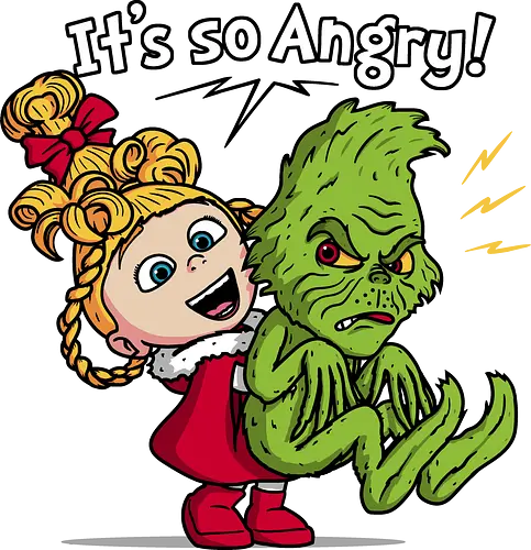 It's So Angry! - grinch, the-grinch, xmas, christmas, movies, funny, mashup, despicable-me, agnes