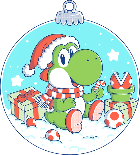 Dino Christmas - dino, game, geek, mario, super, Dino, christmas