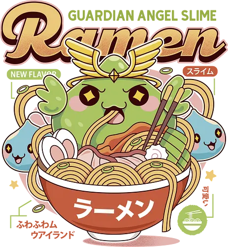 Ramuramu Valley Ramen - maplestory, pink bean, maplestory 2, maple story, guardian angel slime, slime, yeti, mushroom, kawaii, anime, chibi, nostalgia, video game, gaming, gamer, zakum helm