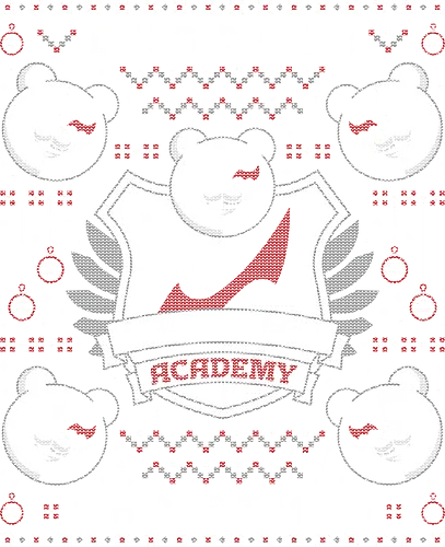 Hopes Peak Academy Christmas - dangan, ronpa, anime, monokuma, despair, bear, monobear, hopes peak academy, video game, gamer, gaming, killing harmony, junko enoshima, makoto naegi, christmas