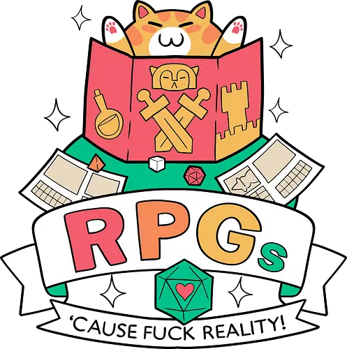 RPGs - cause fuck reality - Rollenspiele, pen and paper, games, spiele, Pen and Paper, 20-sided dice, escapetism, katzen, kitten