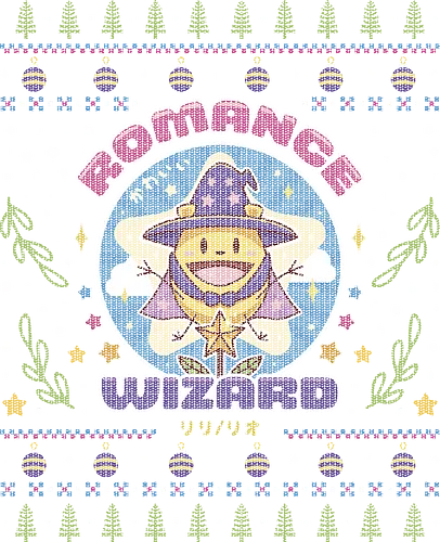 Romance Wizard Ugly Sweater - romantic, anime, wizard, mage, anzu, the romance, killer, riri, geek, nerd, otaku, tv serie, comedy, funny, ugly christmas sweater, christmas, ugly sweater, xmas