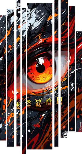 Augen drachenmädchen - indisch, Japan, Mädchen, indisch, lm2kone, cool, neueste, Popart, Pop Art, japanisch, amerikanisch, futuristisch, Kanji, Frau, ästhetisch, Sonnenuntergang, großartig, Blau, Symbol, Cyborg, Augen, drachenmädchen