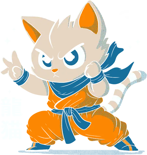 Dragon Cat - cats, cat, cute, Dragon, goku, anime, manga