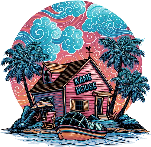 Island Life - Cartoons, animation, animated, beach, house, anime, Japanese