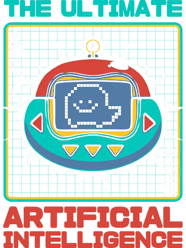 Vintage Virtual Pet - Cool Retro Game - vintage retro, virtual pet, video game, kid toy, electronics, Artificial Intelligence, japanese kanji, cute, pet, classic, virtual, Virtual Reality