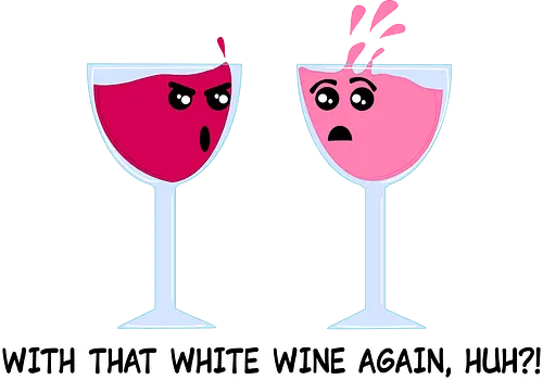 Wine Problems (Weinprobleme) - Wein, Weinliebhaber, lustig, Cartoon, Getränk, Paar, Humor, Comedy, Weinglas, Party, Weinprobe, witzig, Alkohol, romantisch, Event, clever, verspielt, Charme, Weinenthusiast, valentine's day, Valentinstag, singles day