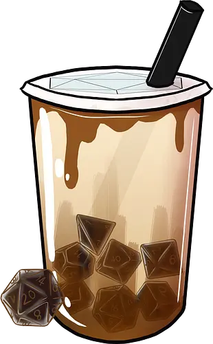 Dice Boba, Brown Sugar - boba, brown sugar, tee, bubble tea, würfel, dice, brauner zucker, milchtee