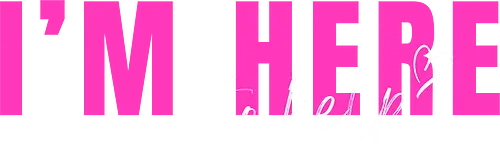 Here To Help - Pink mit weißer Schrift