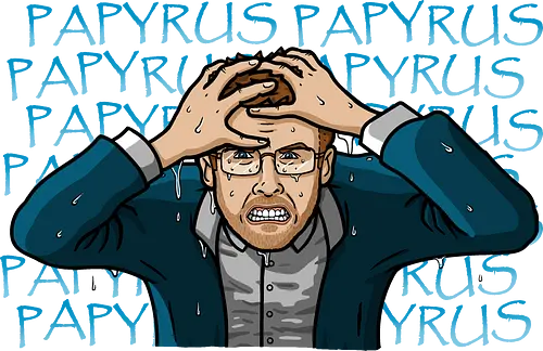 Papyrus! - ryan-gosling, papyrus, sketch, comedy, snl, saturday-night-live, typography, funny, comics