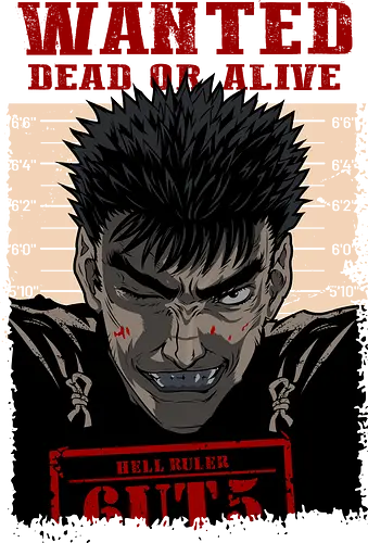 guts from hell  - anime, manga, revenge, knight, darkart, illustration, cool, legend, hunter