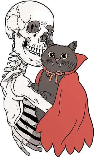 Count Catula - Katze, Dracula, Schwarze Katze