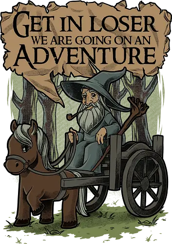 Medieval Wizard Adventure - fantasy, adventure, book, movie, wizard, grey, rpg, loser meme