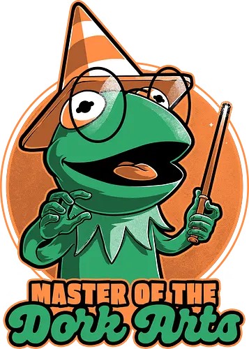 Dark Magic Frog  - puppet, animal, dark, occult, occultism, magic, magical, magician, cute, puppets, nerd, geek, fun, funny, frog