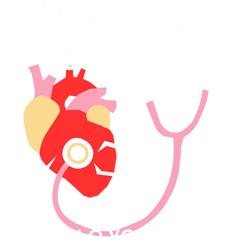 Listen to your heart - heart, stethoscope, typography, health, listen, medical, care, design, text