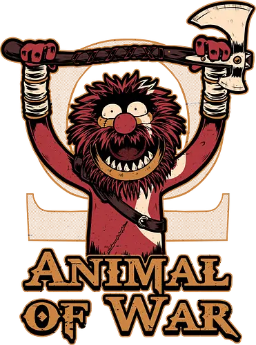 Animal of War Game - Retro, Retro Vintage, Vintage, Barbarian, Greek Mythology, Greek, Norse, Puppets, Puppet, Tv Show, Video Games, Video Game, Game, Classic