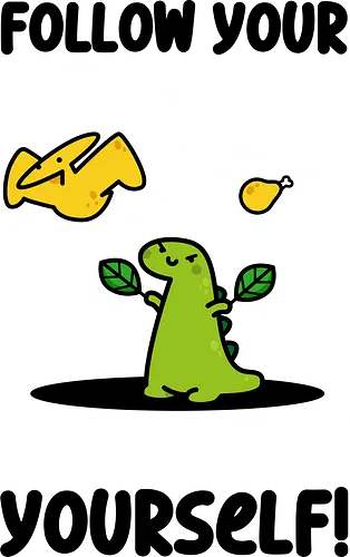 Follow Your Dreams - dinosaur, jurassic, cute, kawaii, poop